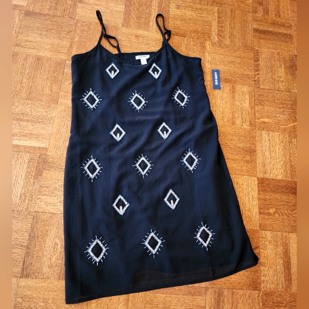 BNWT Womens XS Old Navy Beaded Dress